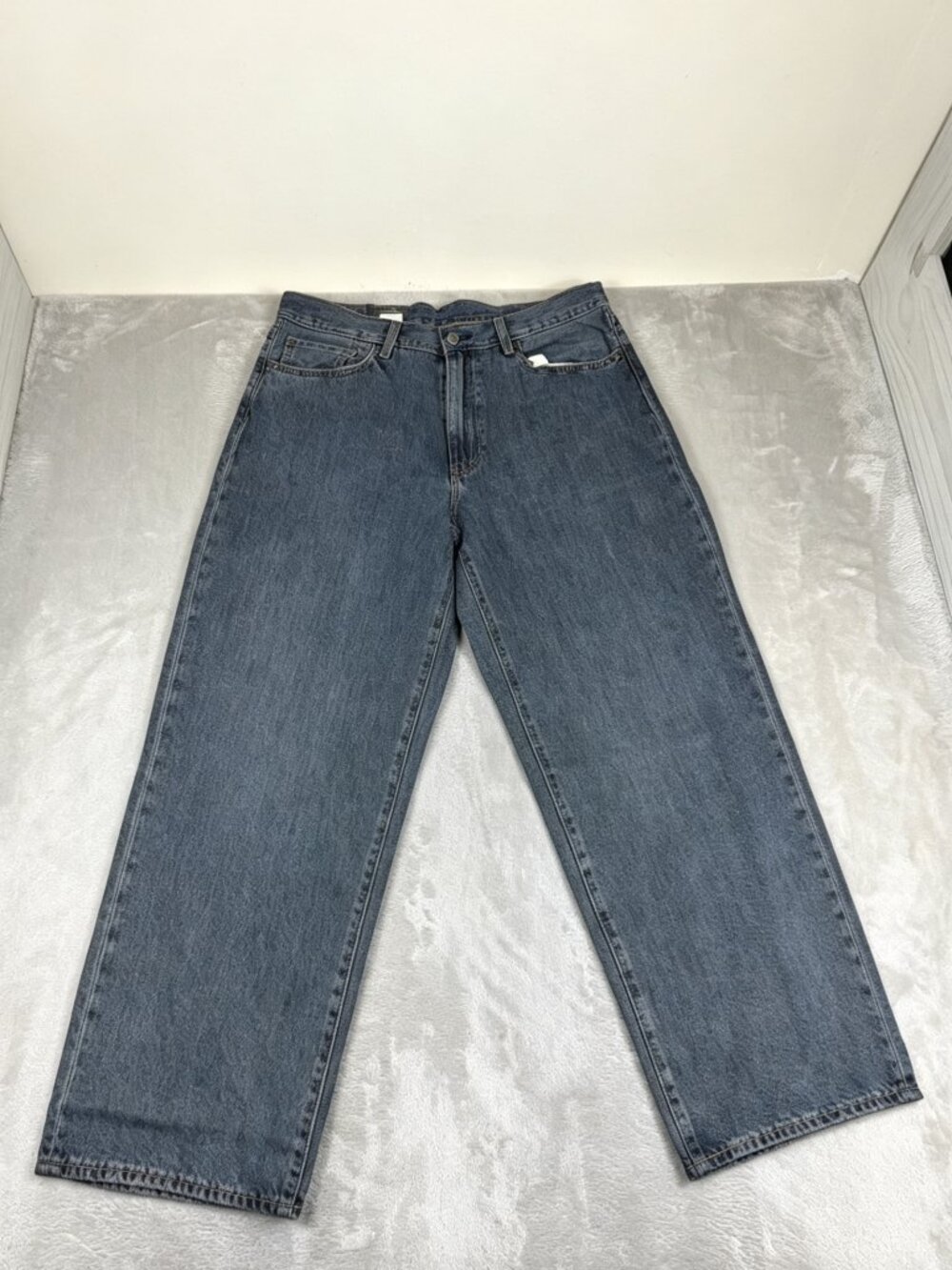 Levi's Premium 578 Baggy Denim Jeans Men's Size 36x32 Blue Cotton Y2K